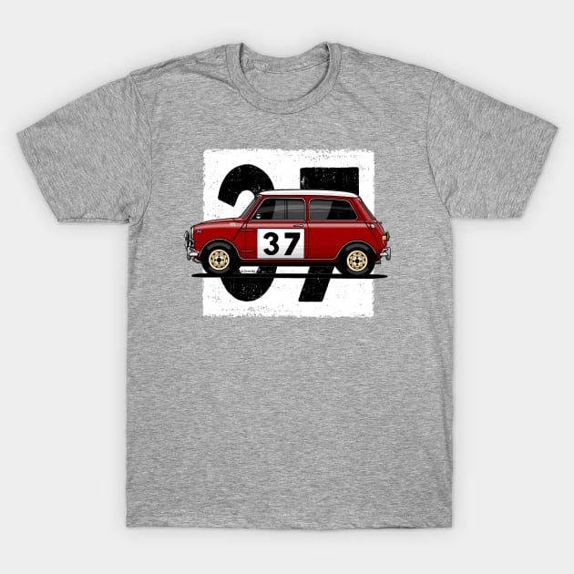 My drawing of the first utility vehicle to win the Monte Carlo Rally T-Shirt by jaagdesign